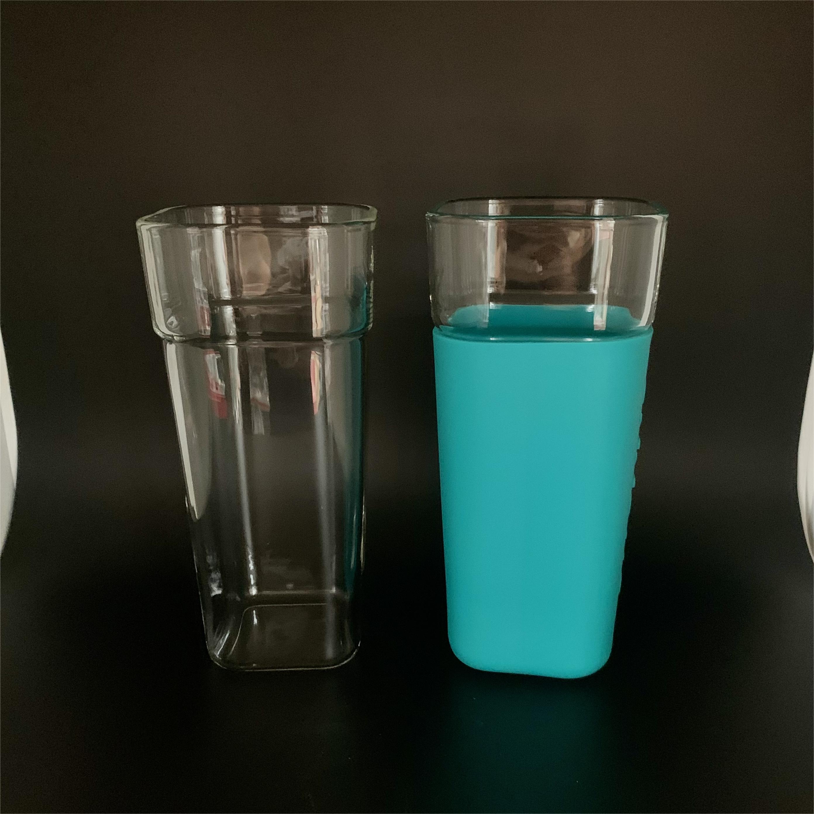玻璃杯-四方形果汁杯